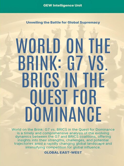 Title details for World On the Brink by GEW Intelligence Unit - Wait list